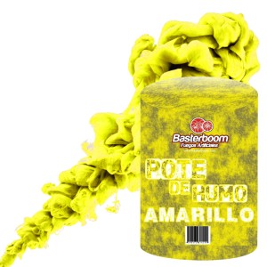 POTE DE HUMO GRANDE AMARILLO x 1u